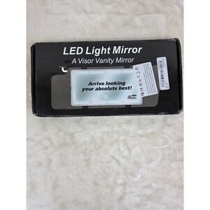 LED Light Mirror Car Visor‎ Vanity With Light 1000 Lumens Dual Dimmer NIB